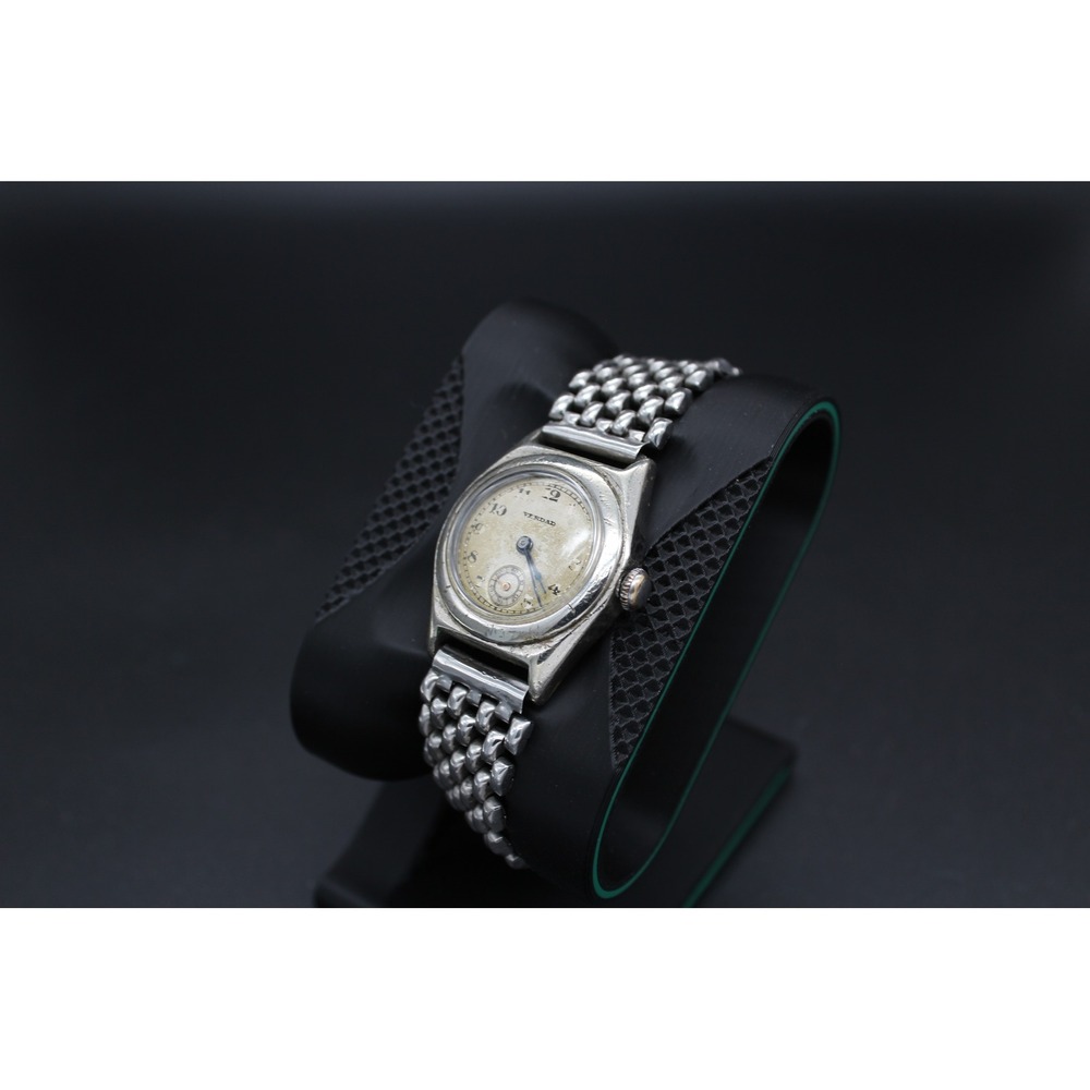 Vintage Verdad Swiss AS340 15J Manual Wind Small Seconds Runs Great
